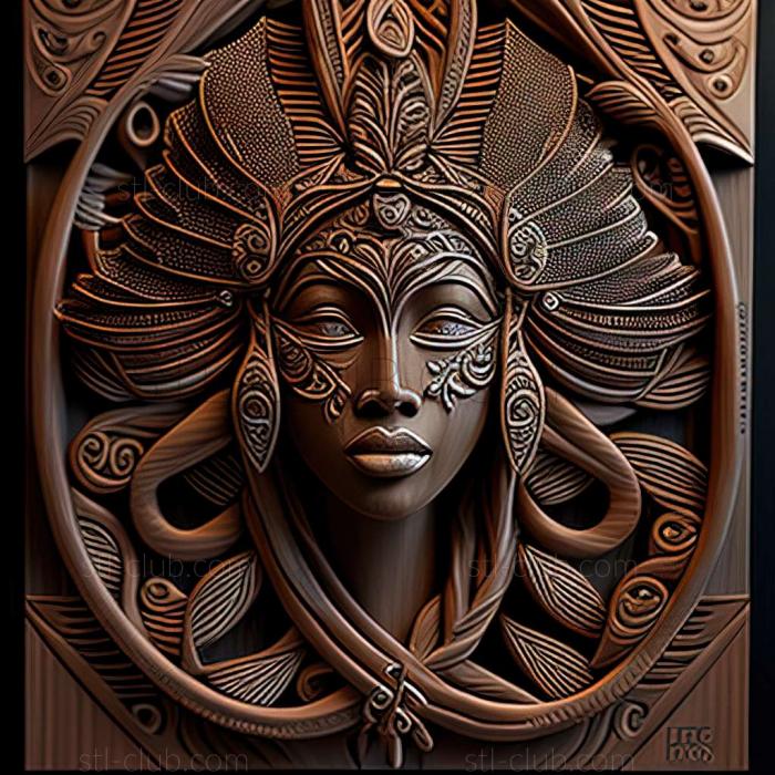 Heads Polynema princessa